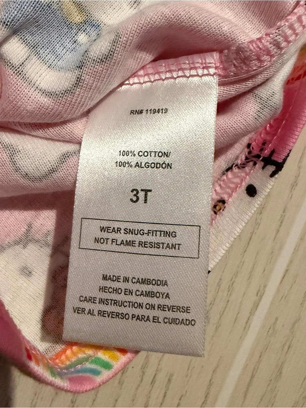 Hello Kitty‎ & Friends Sanrio 4 Piece Pajama Set Girls 3T NWT